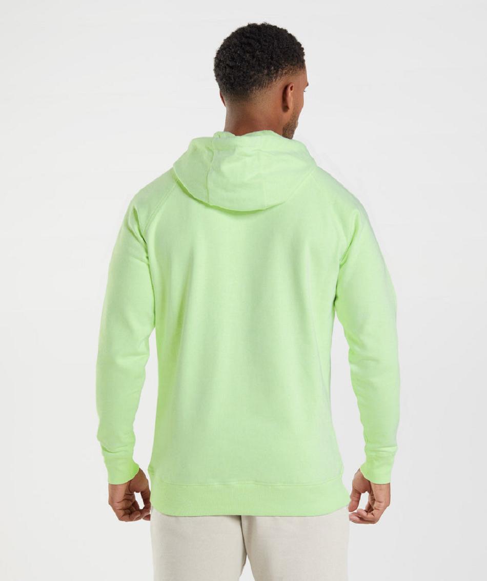 Sudadera Con Capucha Gymshark Crest Hombre Verde | CO 3596CTV